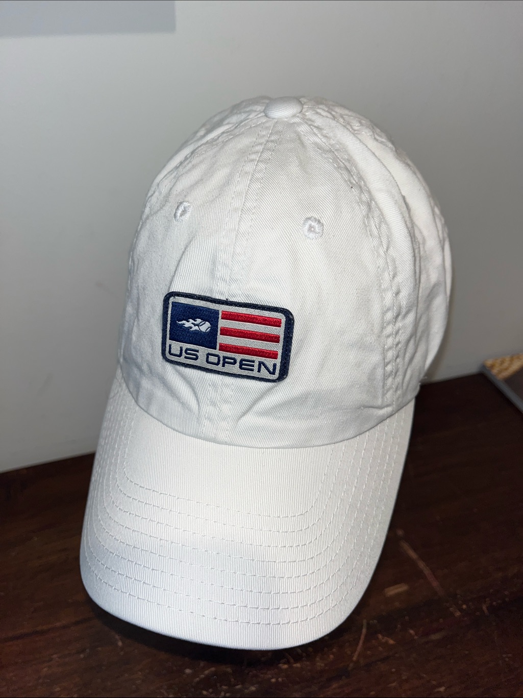 Womens White Us Open 2005 Tennis Baseball Cap Hat  Serena Williams